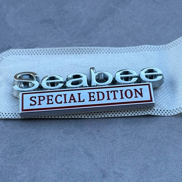 Seabee Special Edition Metal Emblem - New - Picture 3 of 4